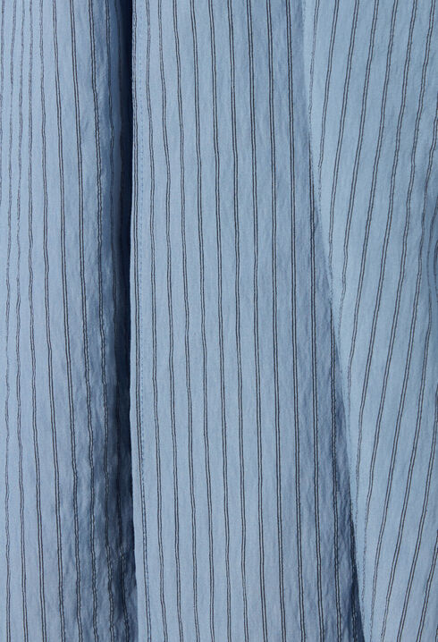 Kurzes Wickelkleid Blau Streifen