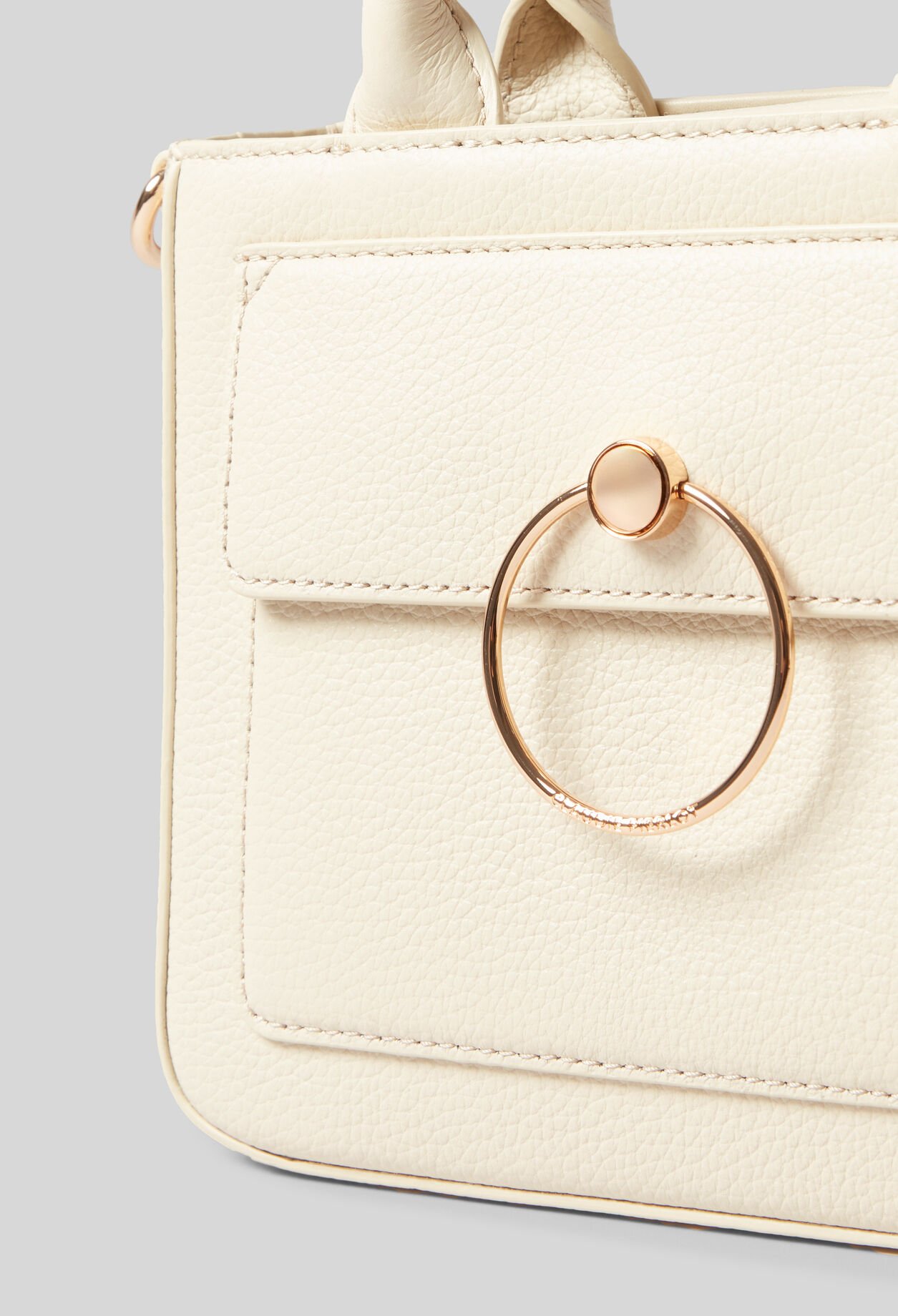 Sac Anouck cuir grainé chaîne