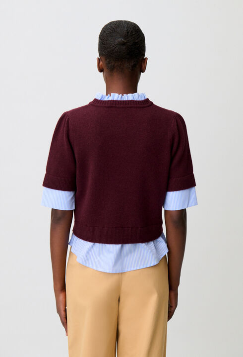 Striped wool jumper