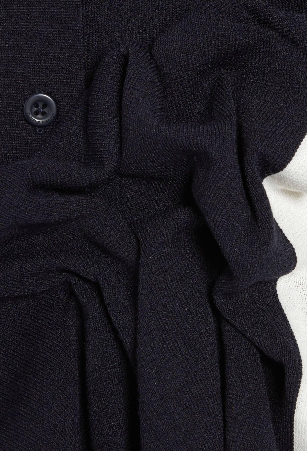 Polo-Pullover zweifarbig