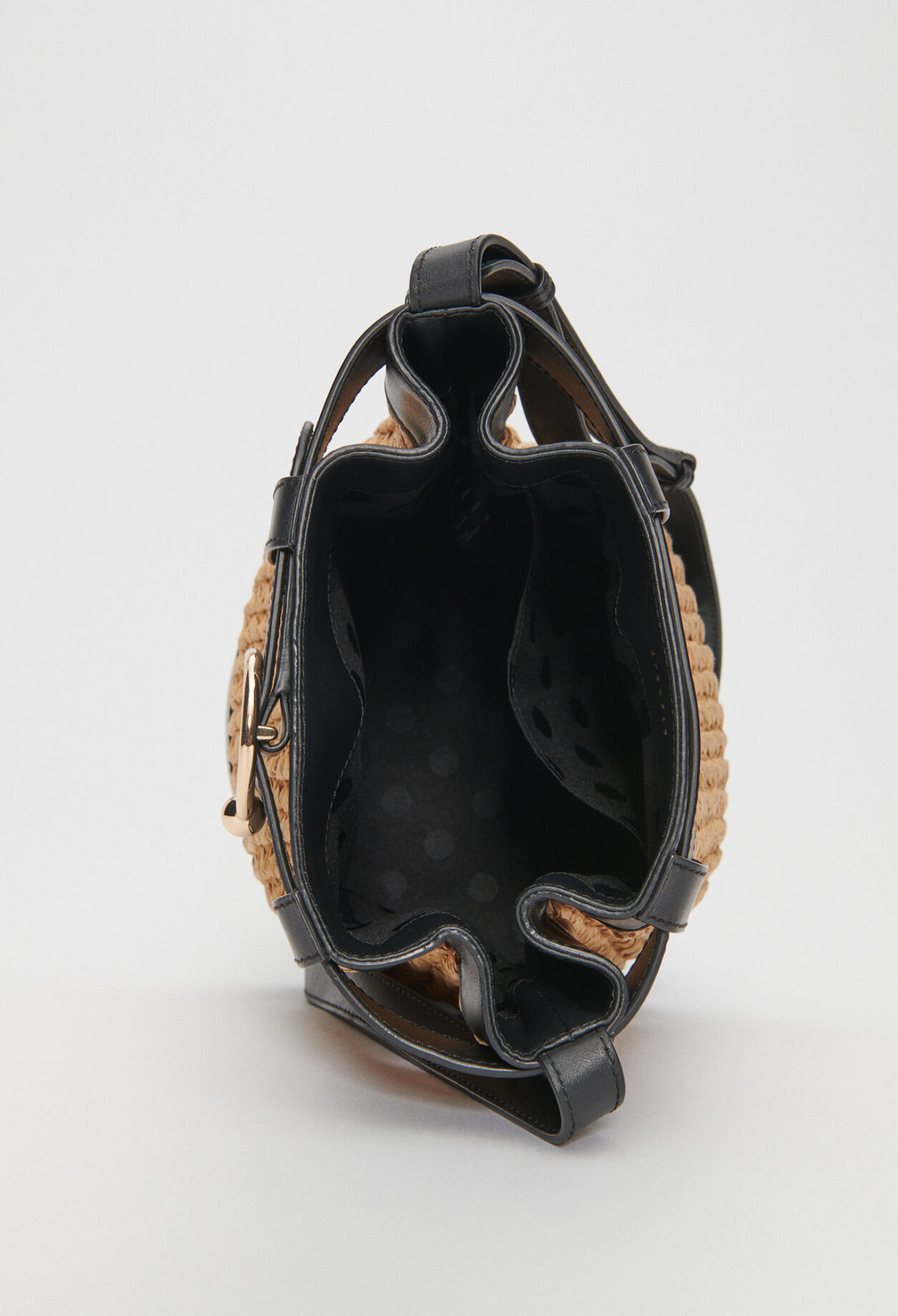 Eimer-Tasche aus Öko-Leder
