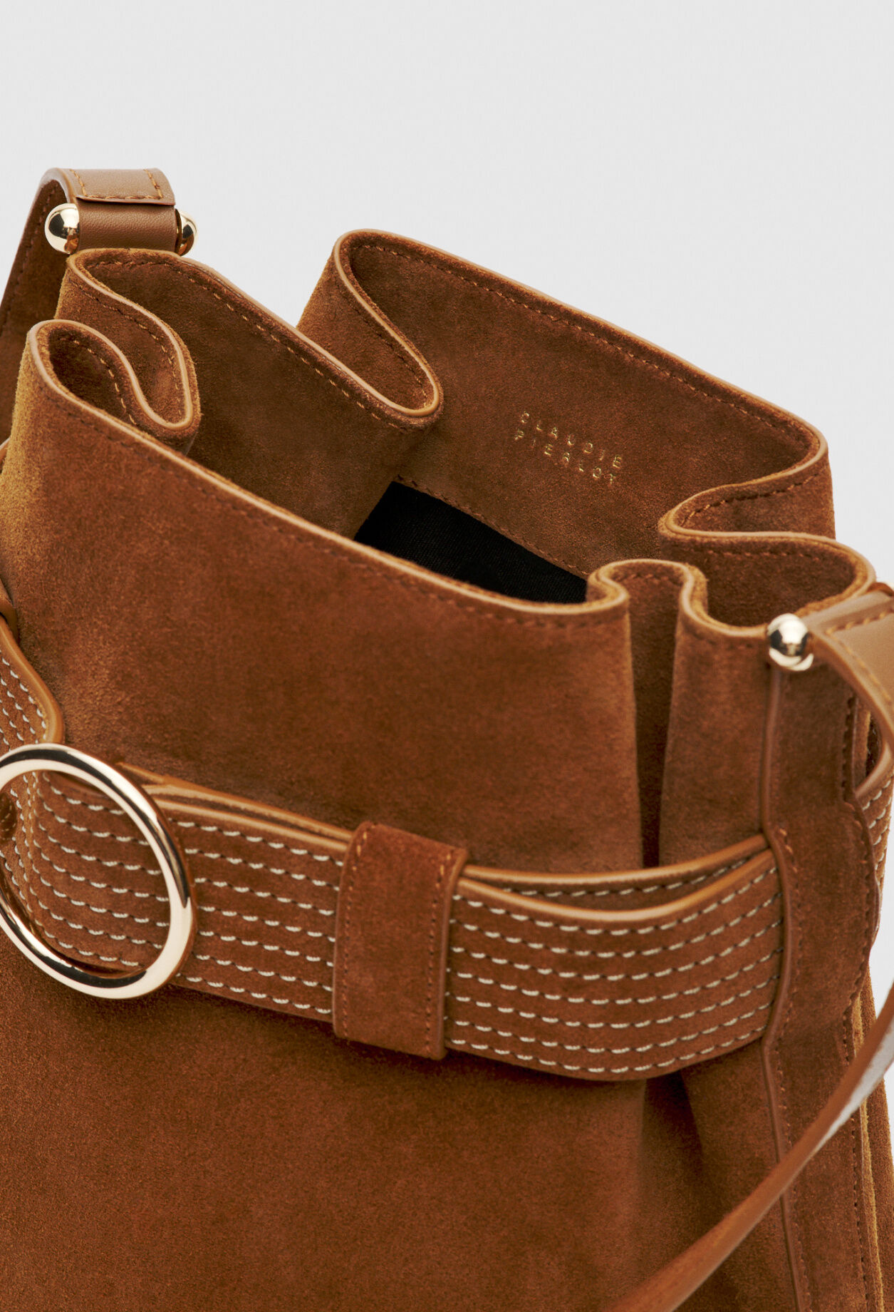 Sac seau en cuir