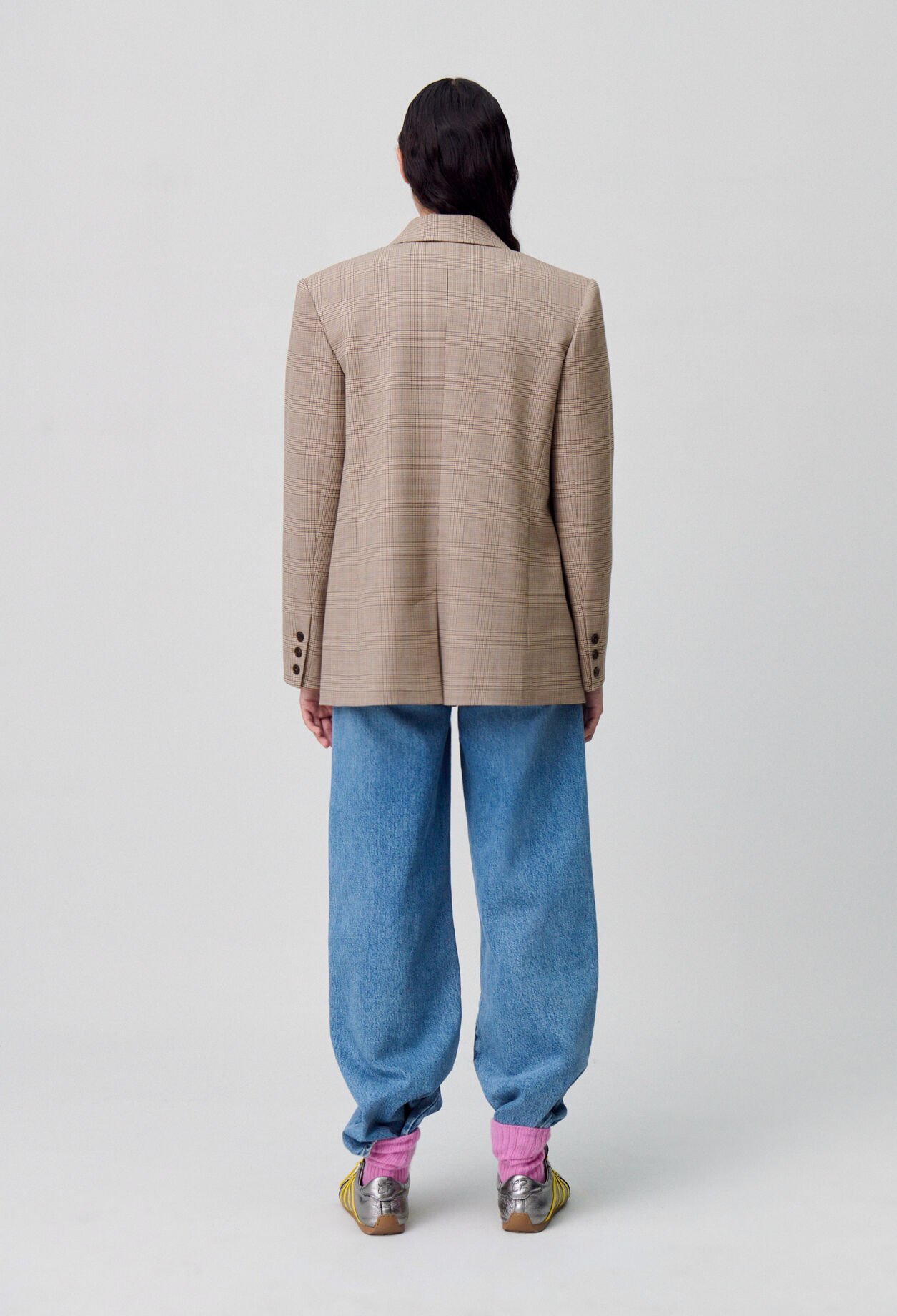 Checked Tailored Blazer