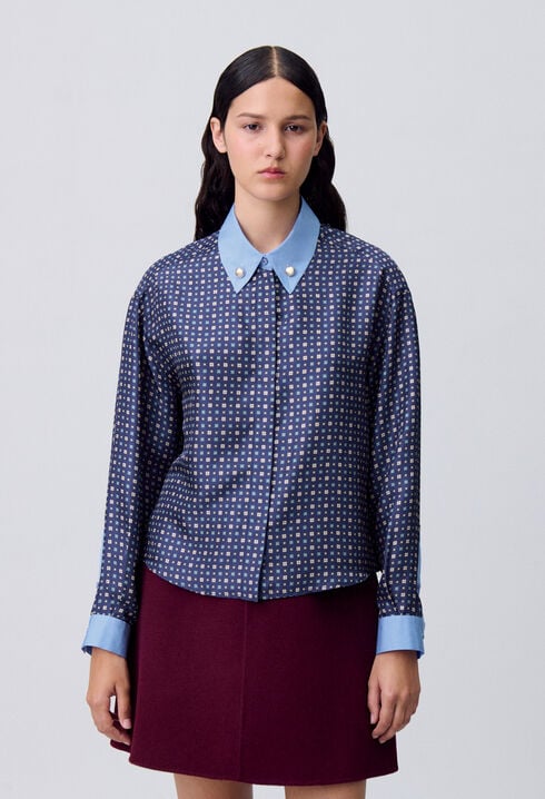 Silk Printed Shirt