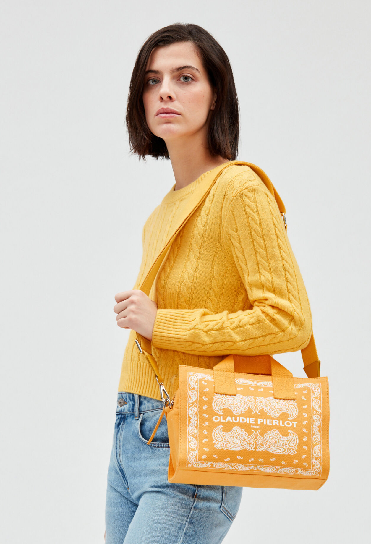 Sac claudie pierlot leopard best sale