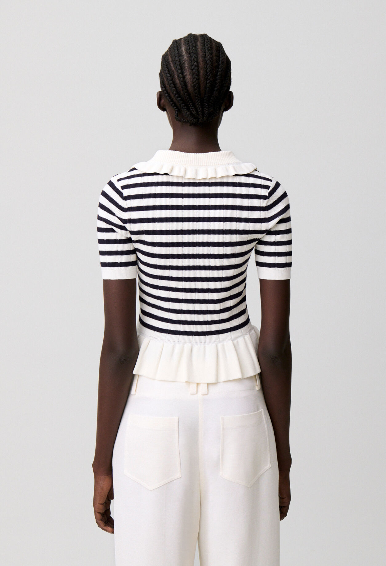 Gestreifter Pullover