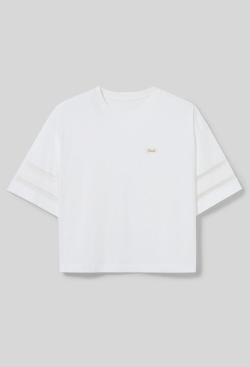 Oversize T-Shirt aus Baumwolle