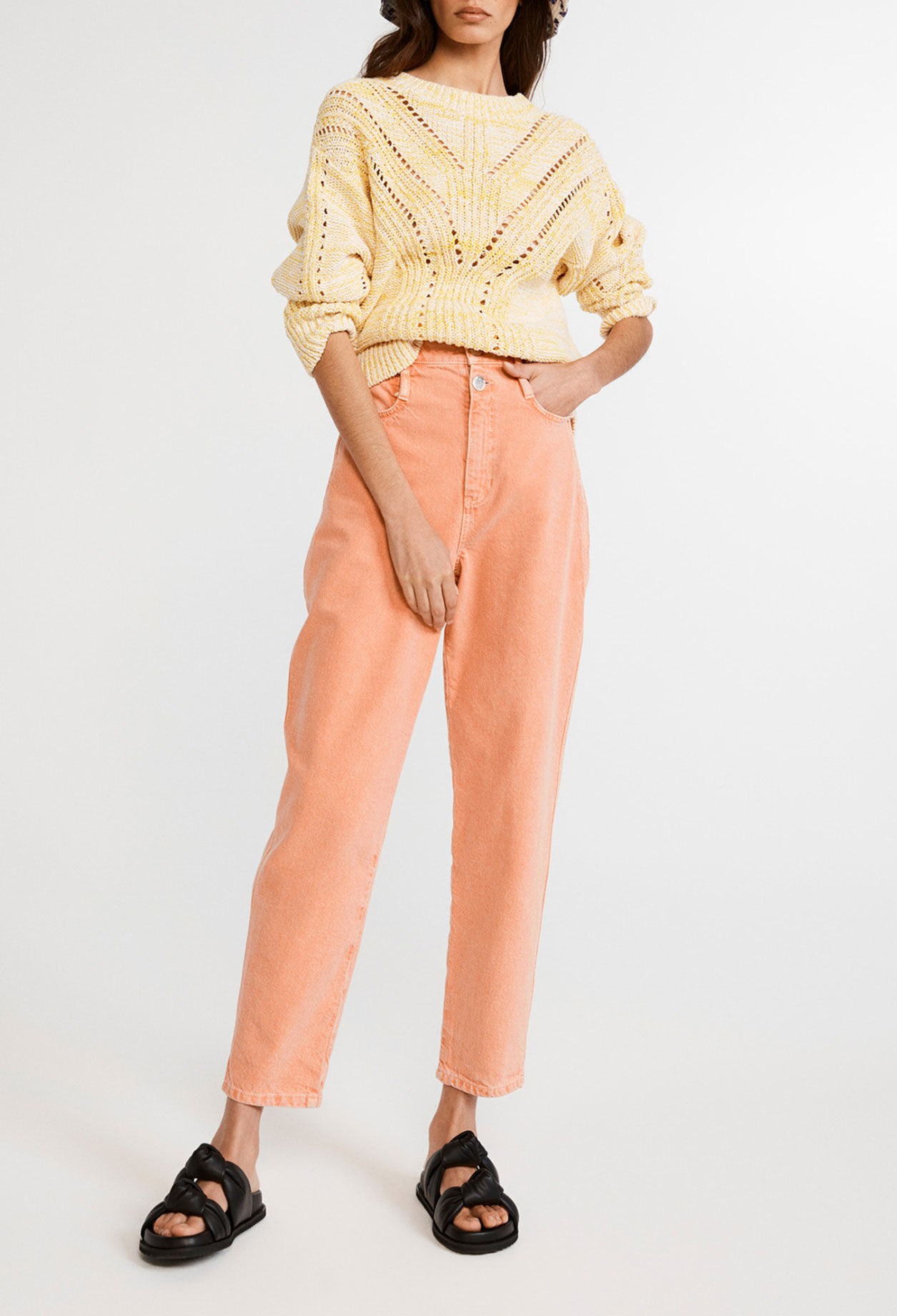 Openwork pullover