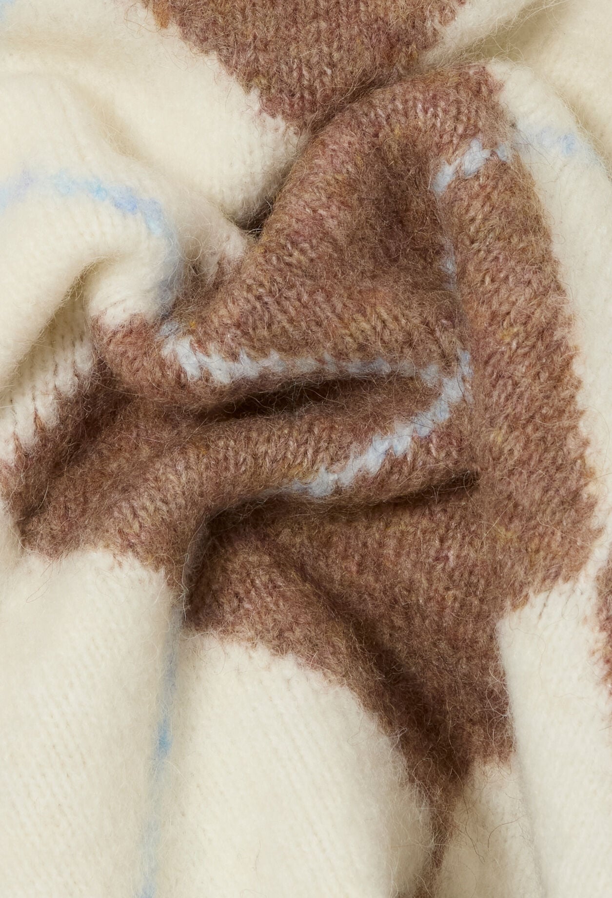 Mehrfarbiger gerader Pullover