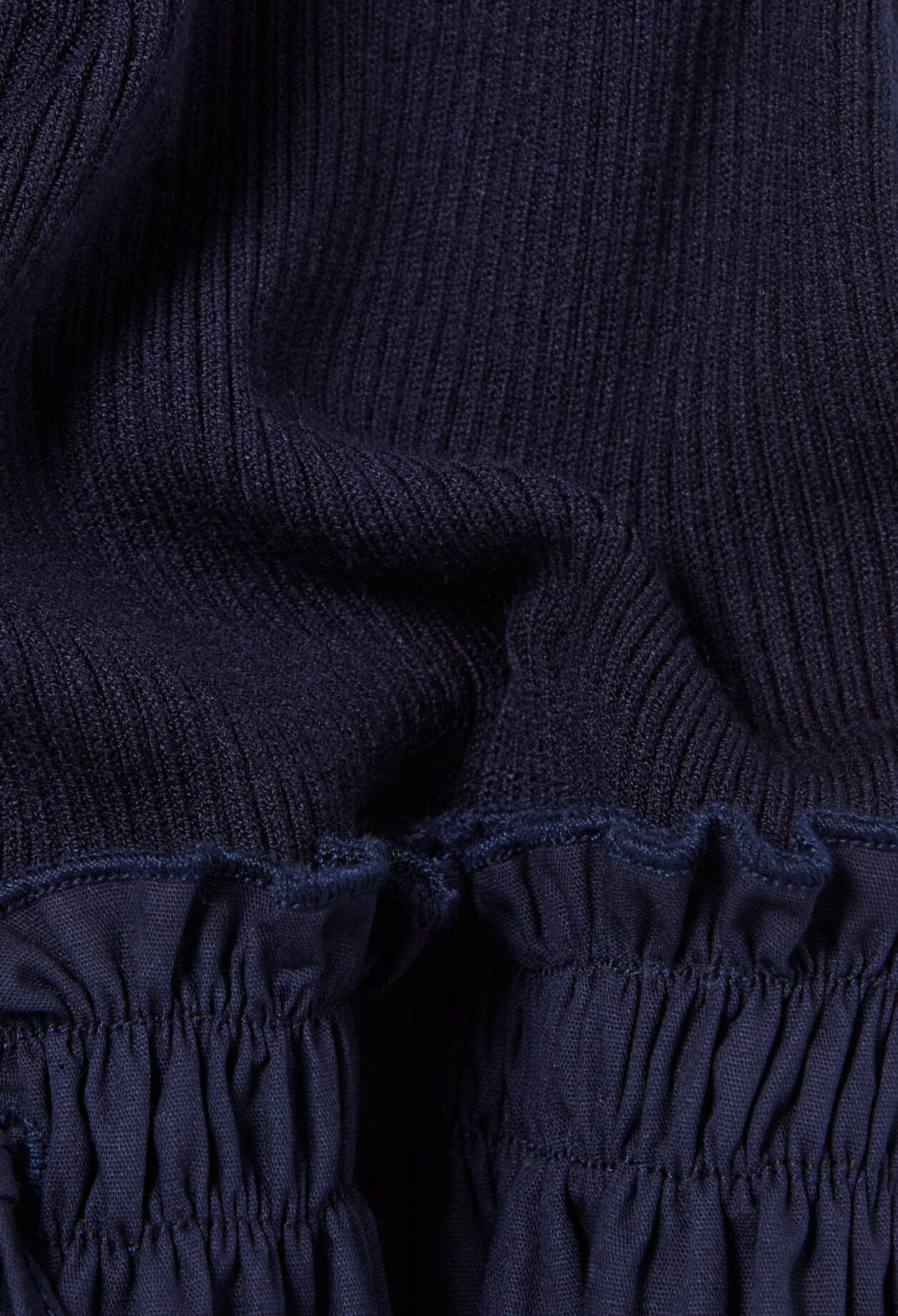 Robe bi-mati&egrave;re maille