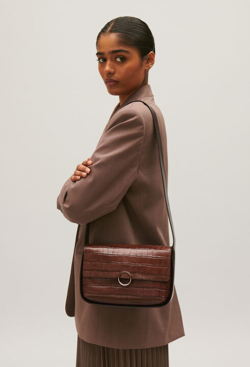 Sac Alix bimatières marron