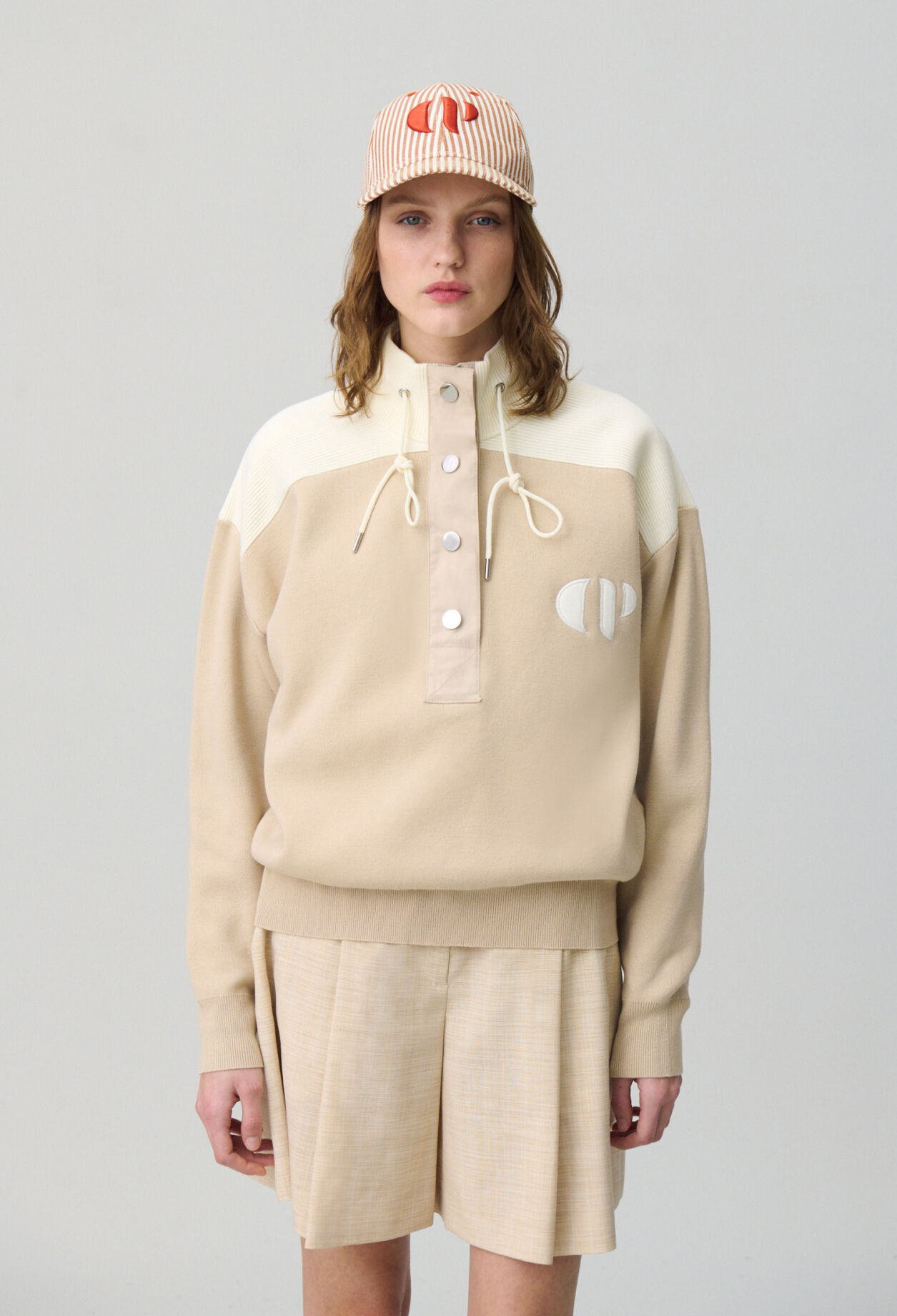 Grober Strick-Pullover