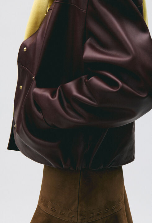 Blouson cuir court