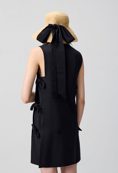 Chapeau raphia ruban