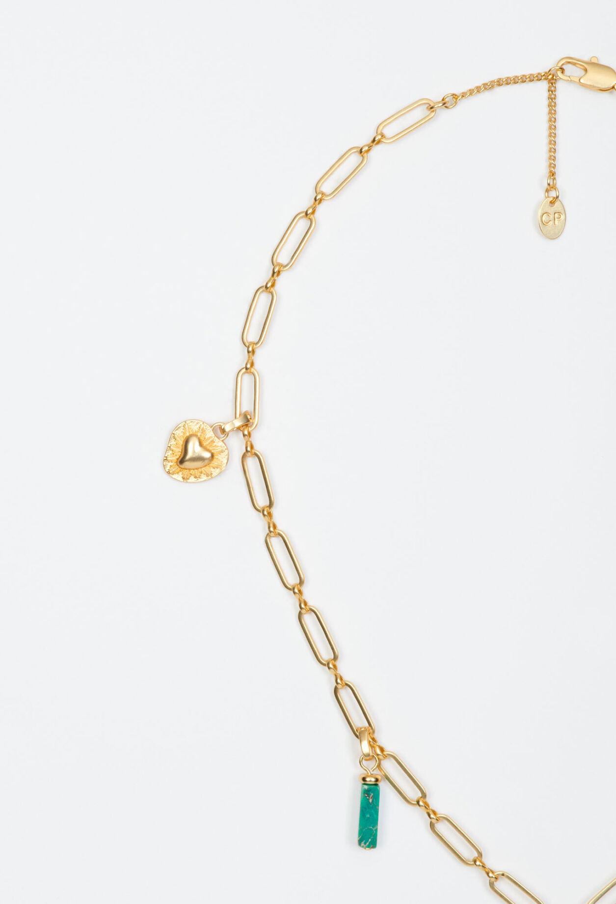 Collier doré à maillons