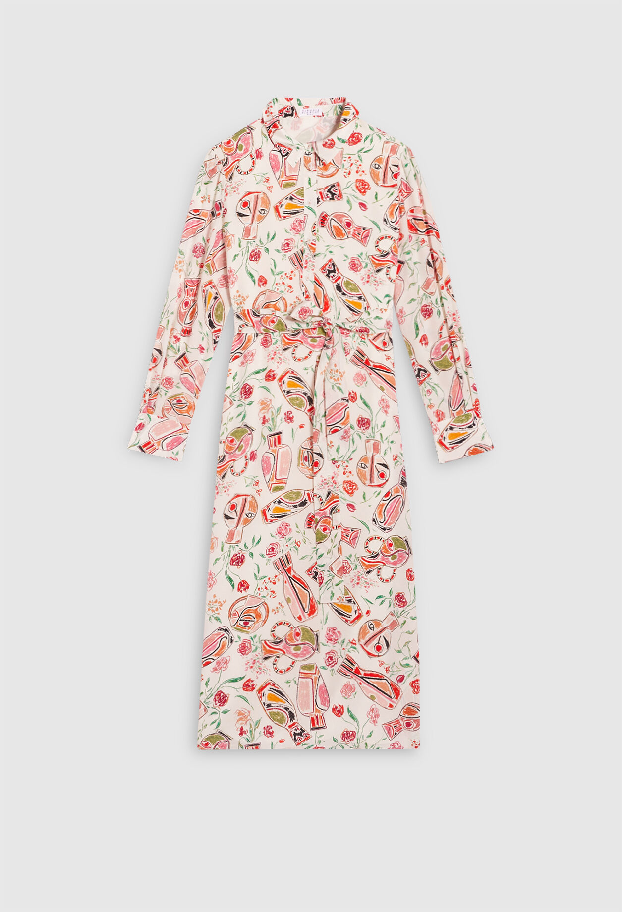 Robe chemise longue