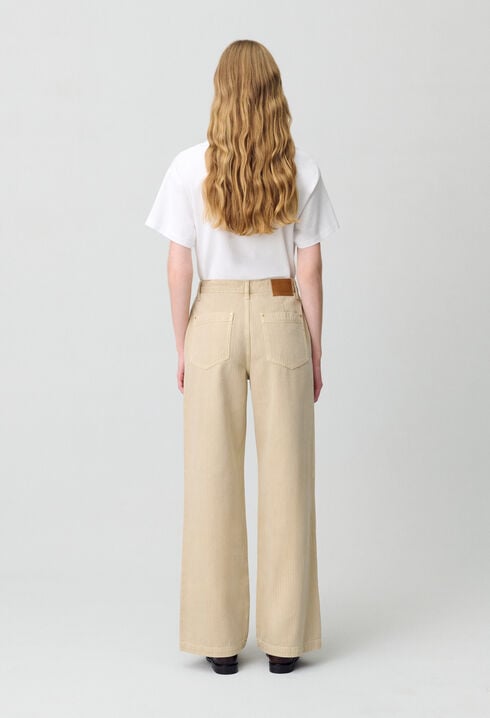 Jean denim droit