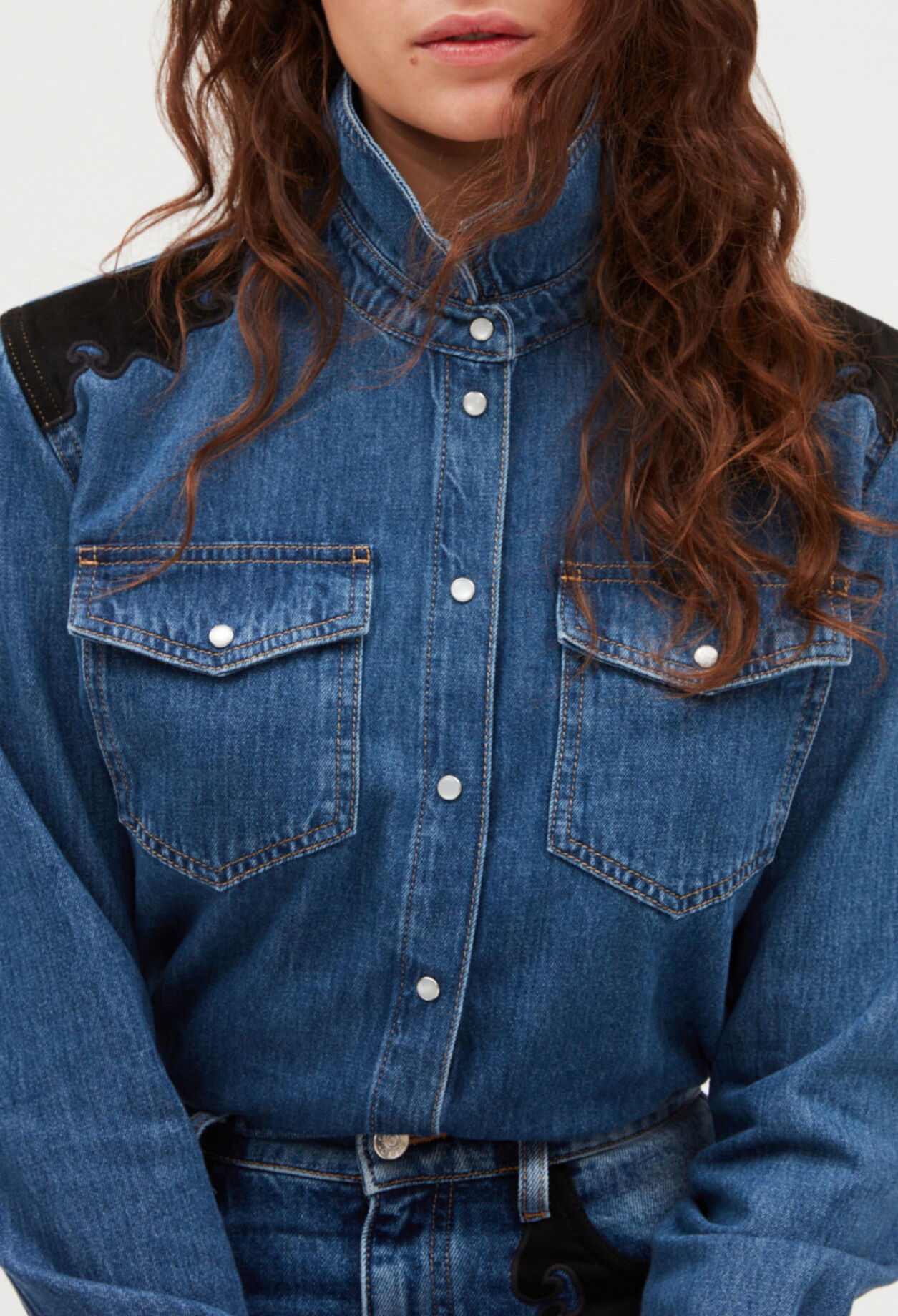 Jeanshemd in Mid Blue