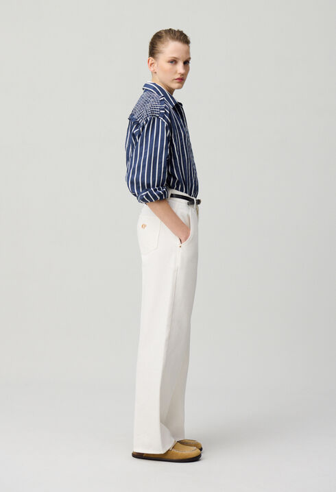Chemise fluide rayée
