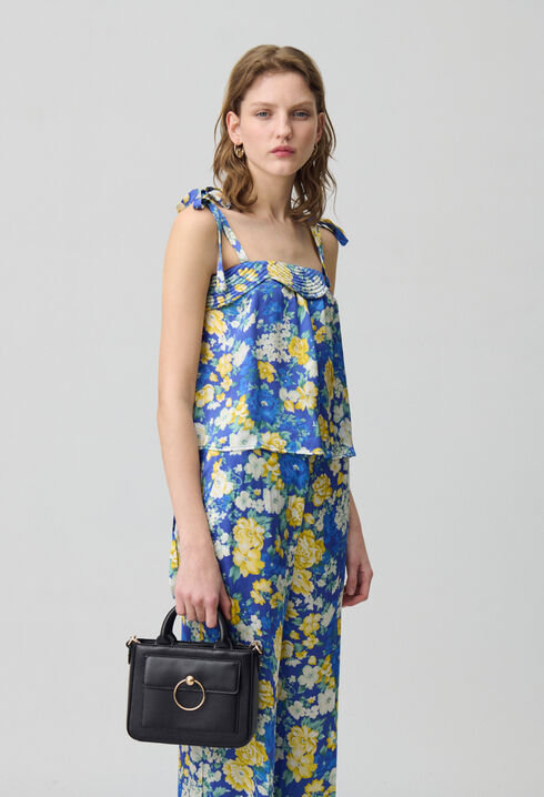 Anouck smooth leather chain bag