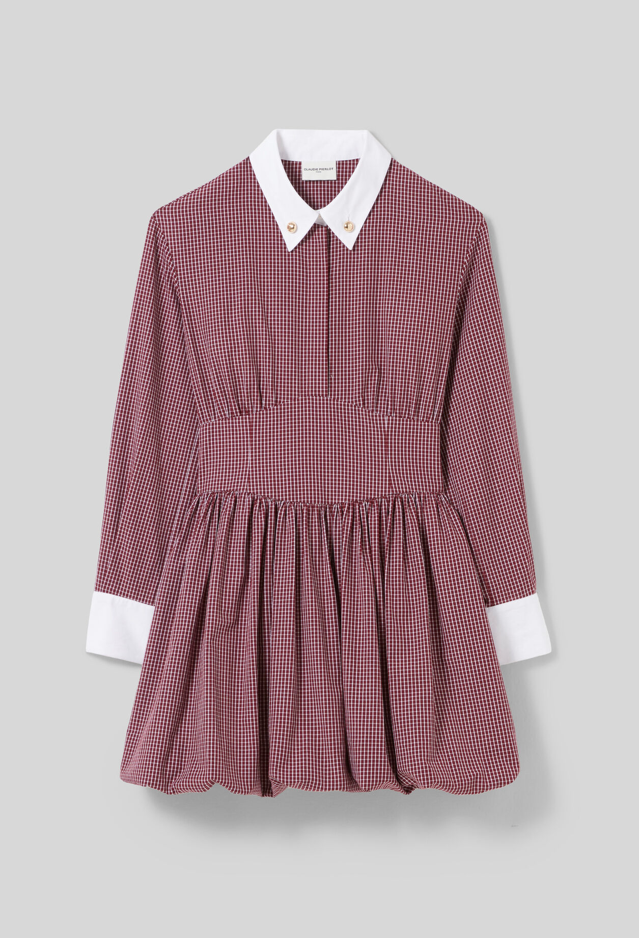 Short checked dress