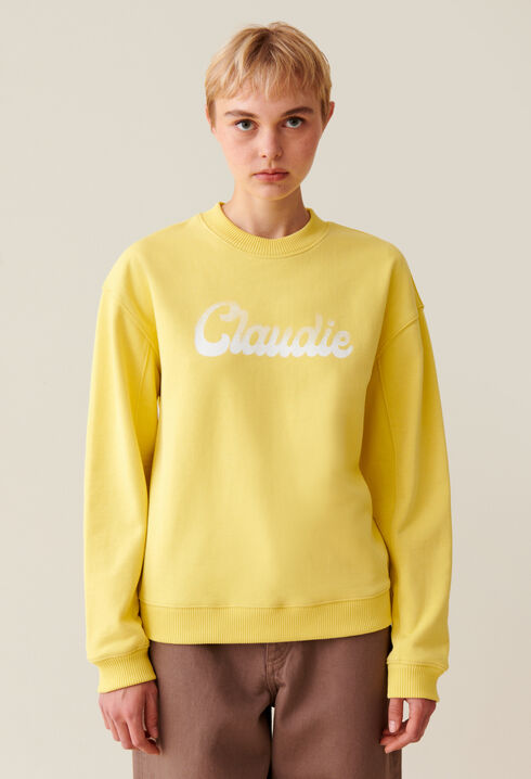 Sweatshirt ample imprimé Claudie