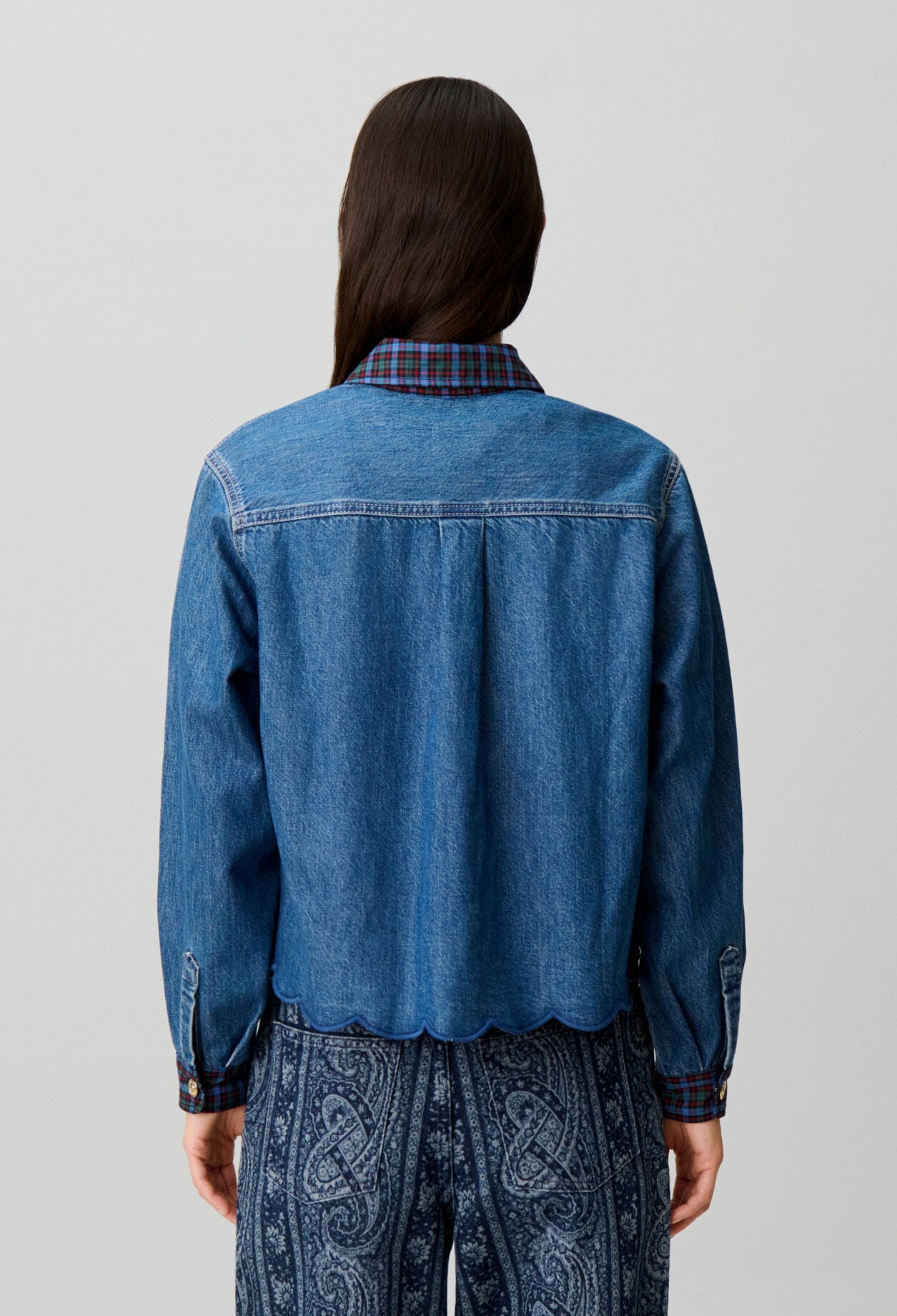 Chemise denim coton