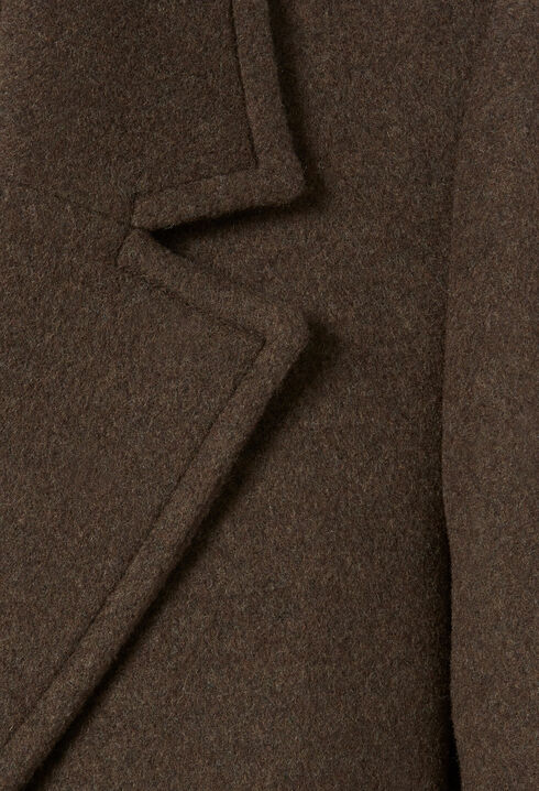 Manteau long laine