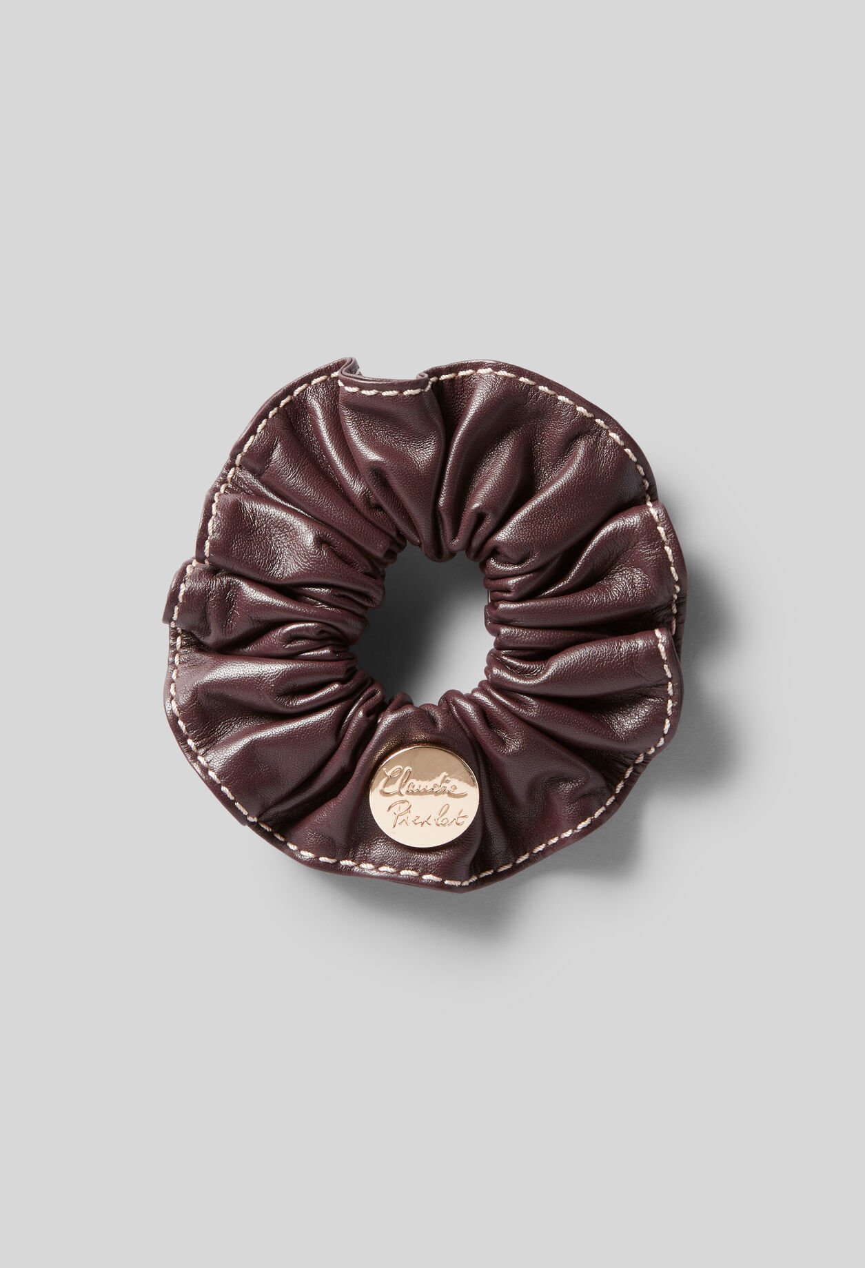 Leather Scrunchie
