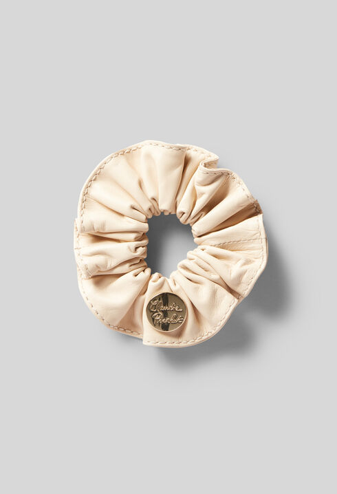 Chouchou cuir avec bijou