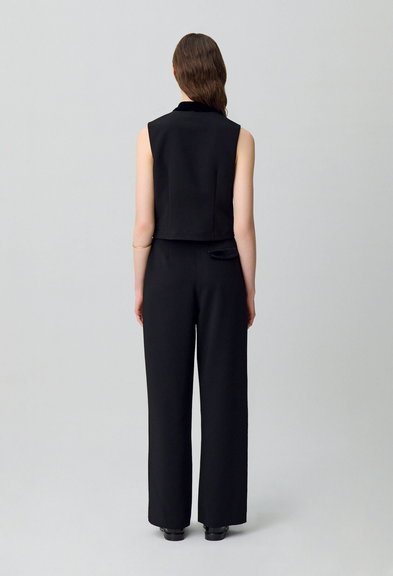 Blouse with Tie Neck