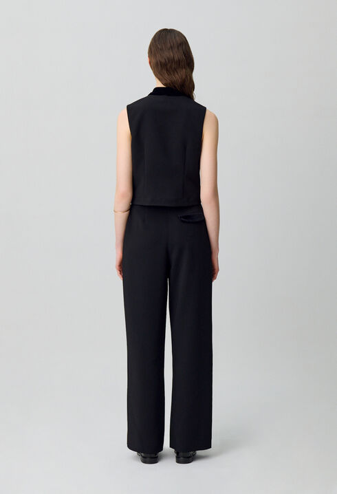 Blouse with Tie Neck