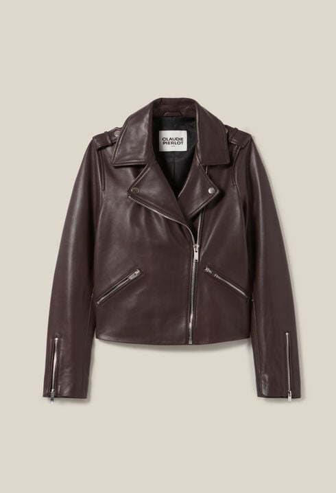Smooth leather jacket 