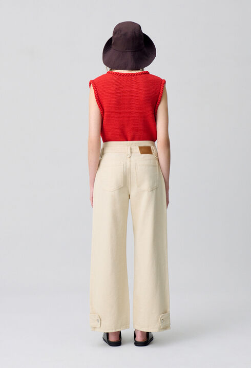 Straight leg jeans