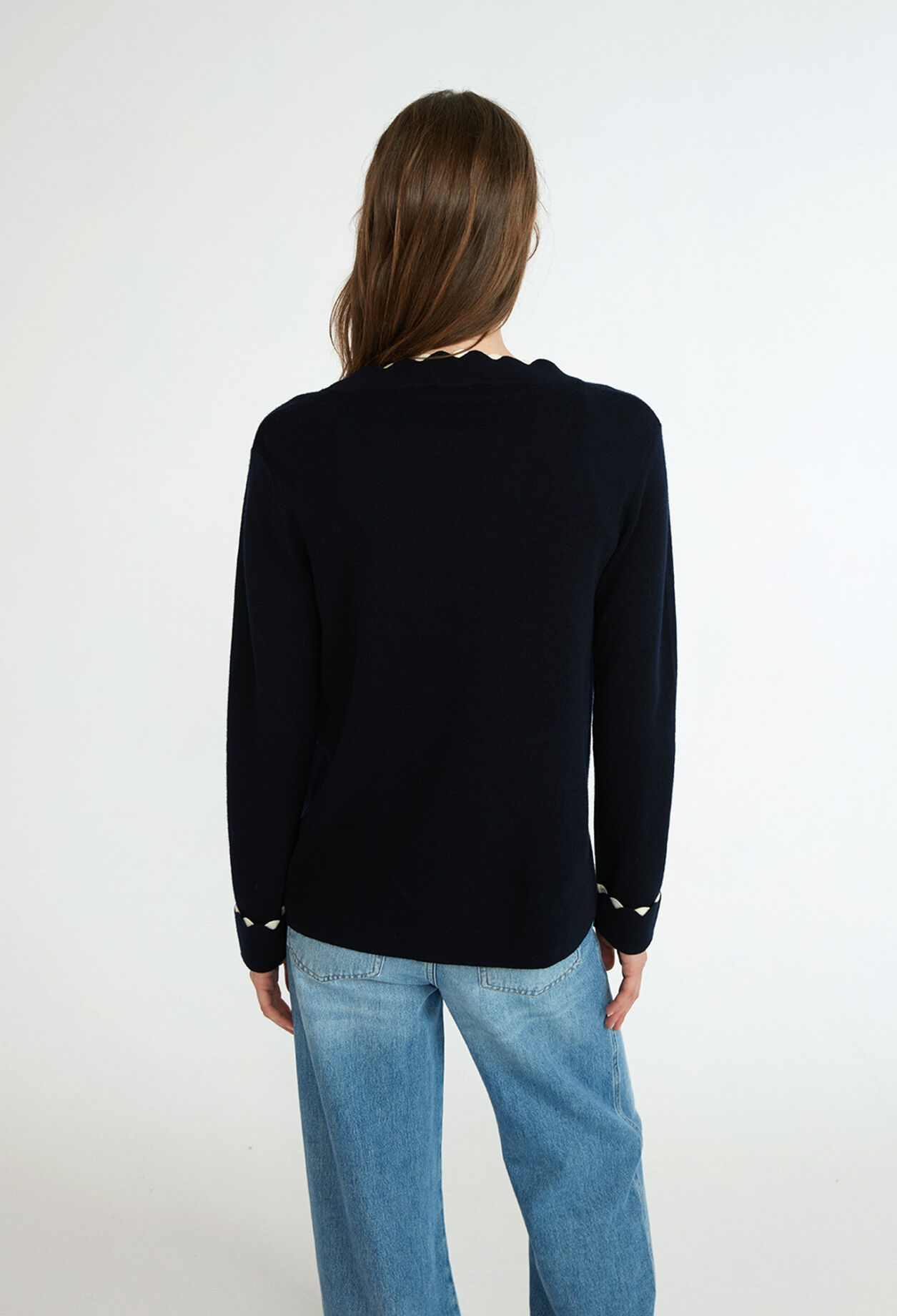 Cardigan en laine