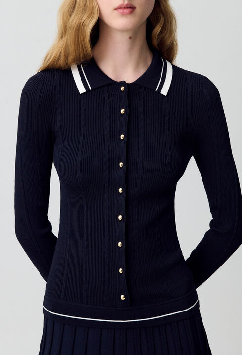 Knitted Shirt Dress