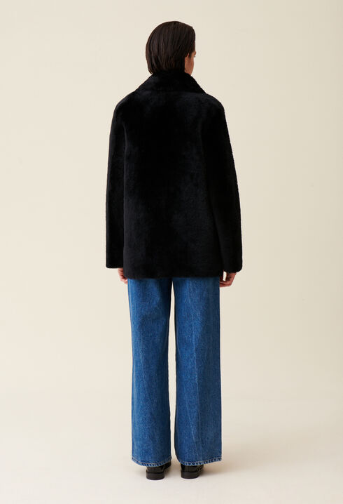 Manteau zippé réversible