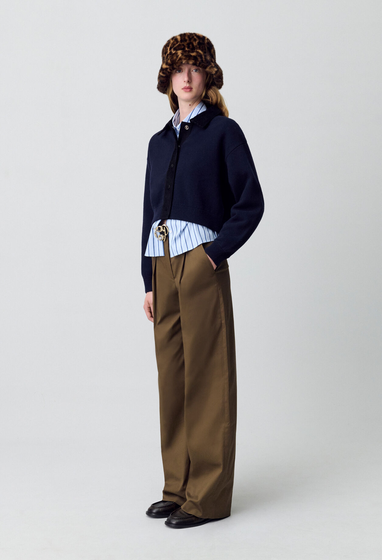 Straight-leg trousers