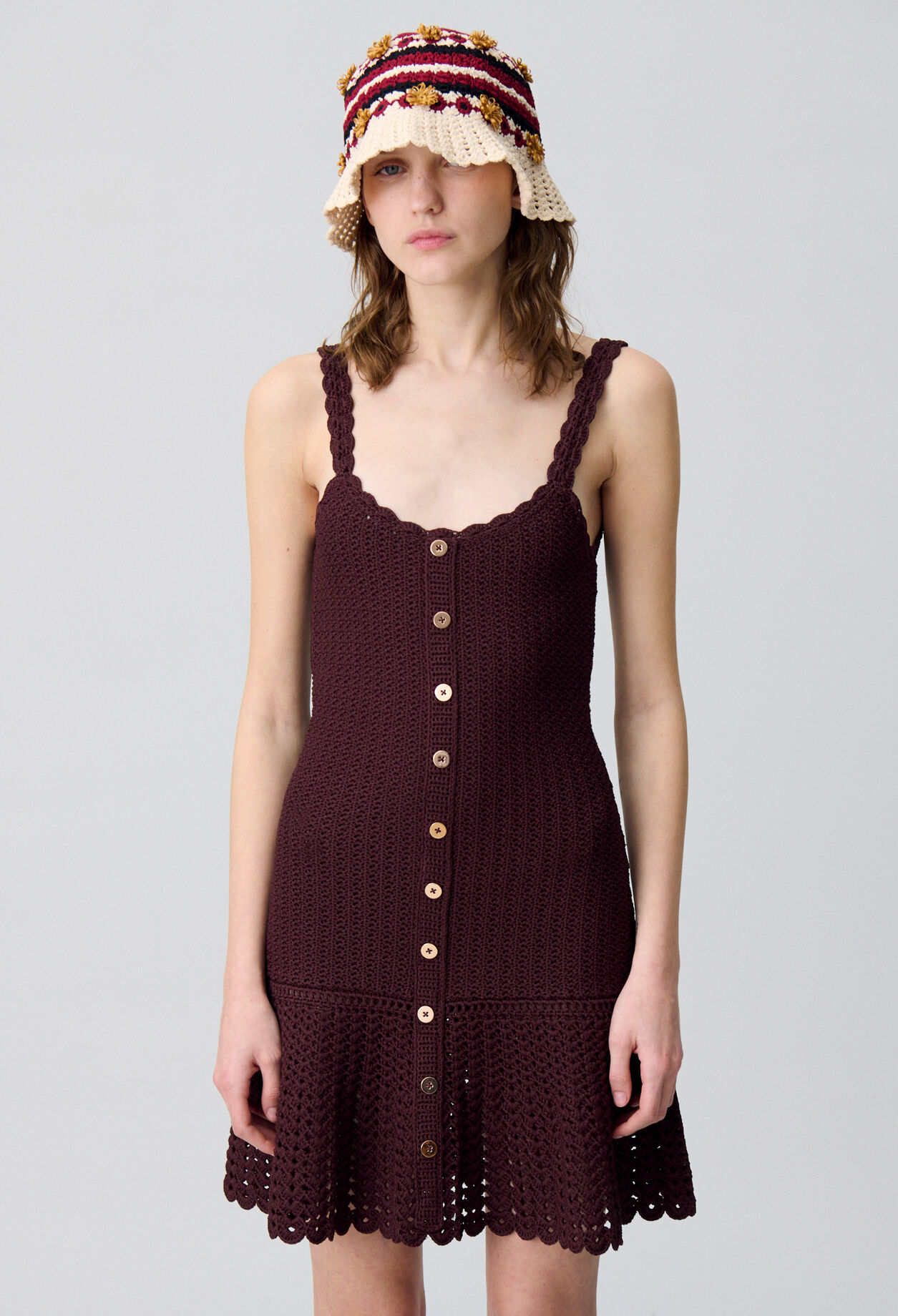 Crochet Mini Dress