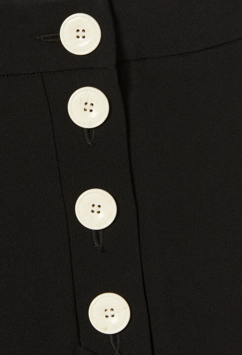 Pantalon droit à pont