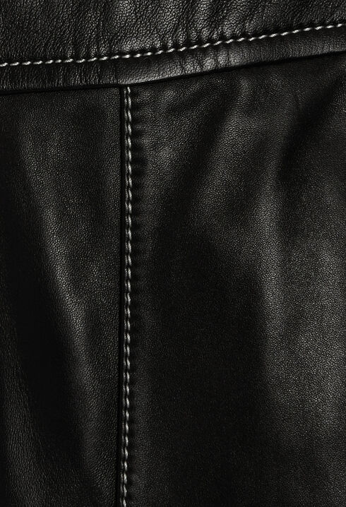 Leather overalls