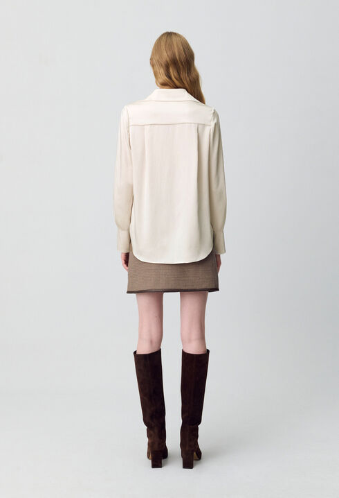 Floaty pleated blouse