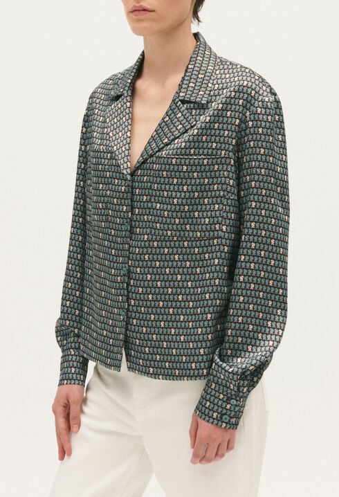 Chemise fluide imprimée