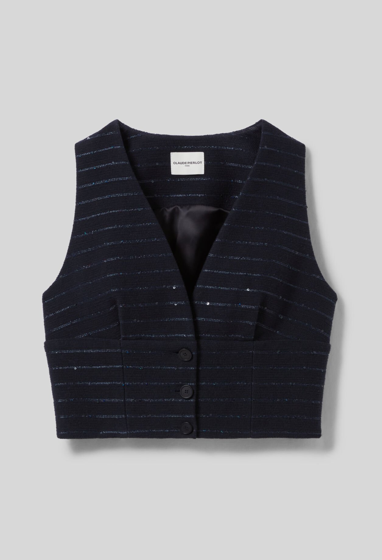 Striped blazer top