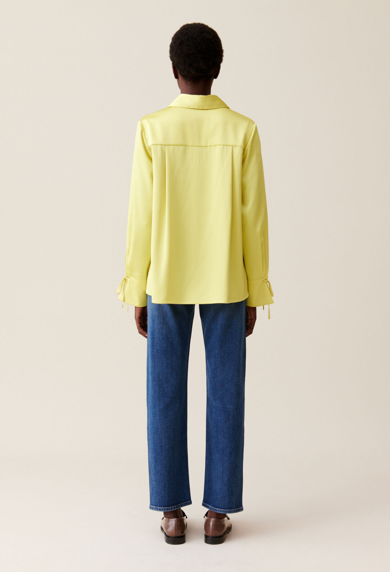 Blouse fluide col ouvert