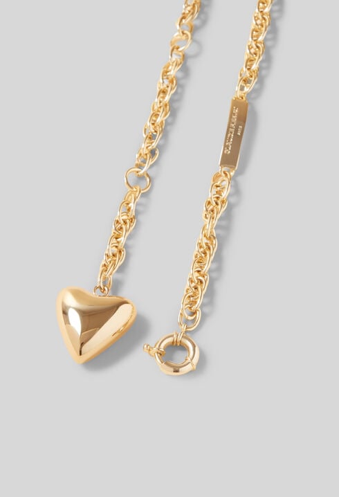 Ceinture chaîne torsadée coeur