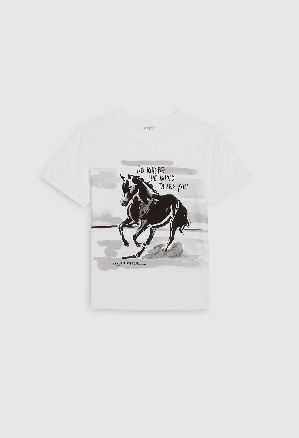 T-shirt imprimé en coton biologique