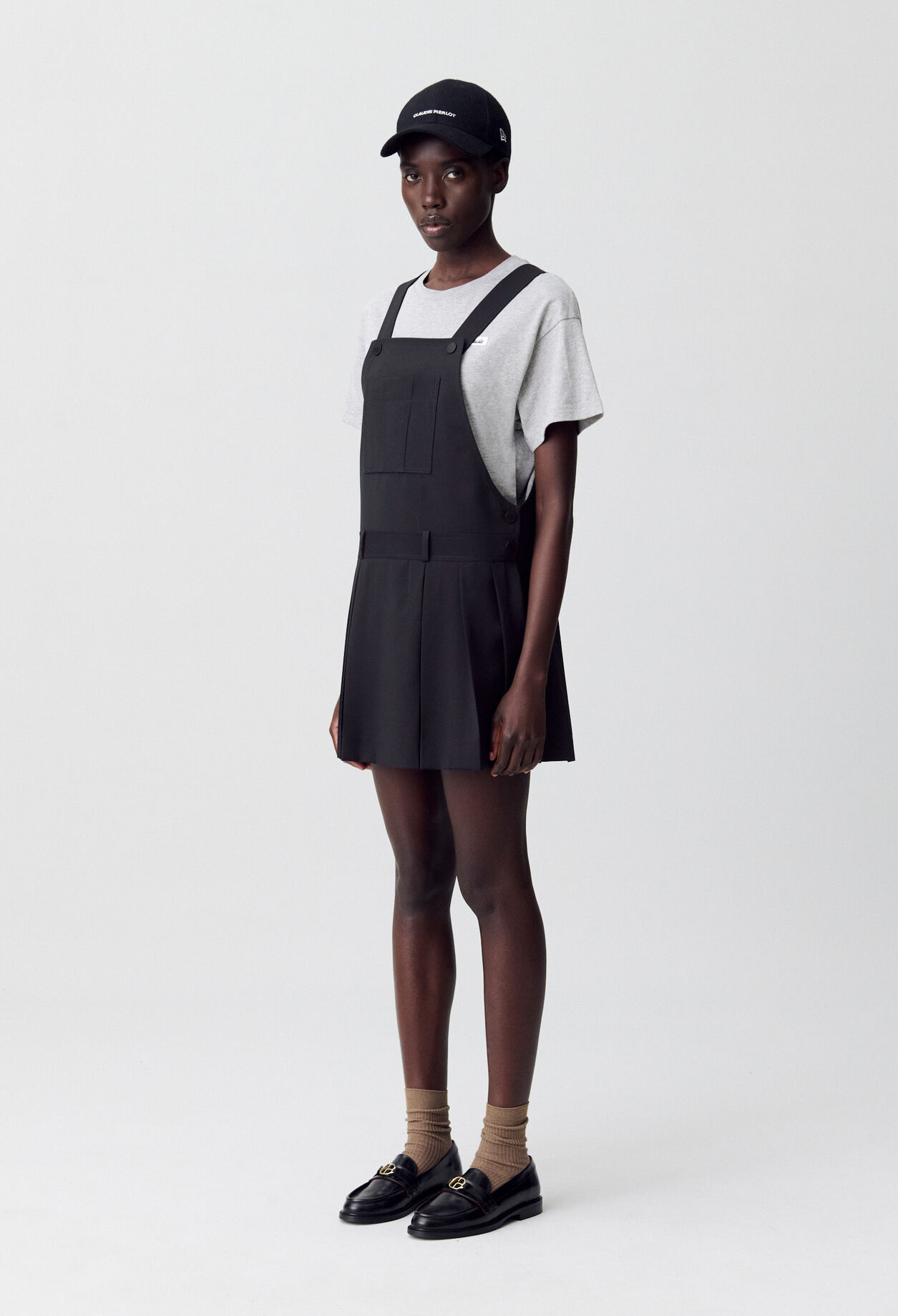 Robe salopette courte