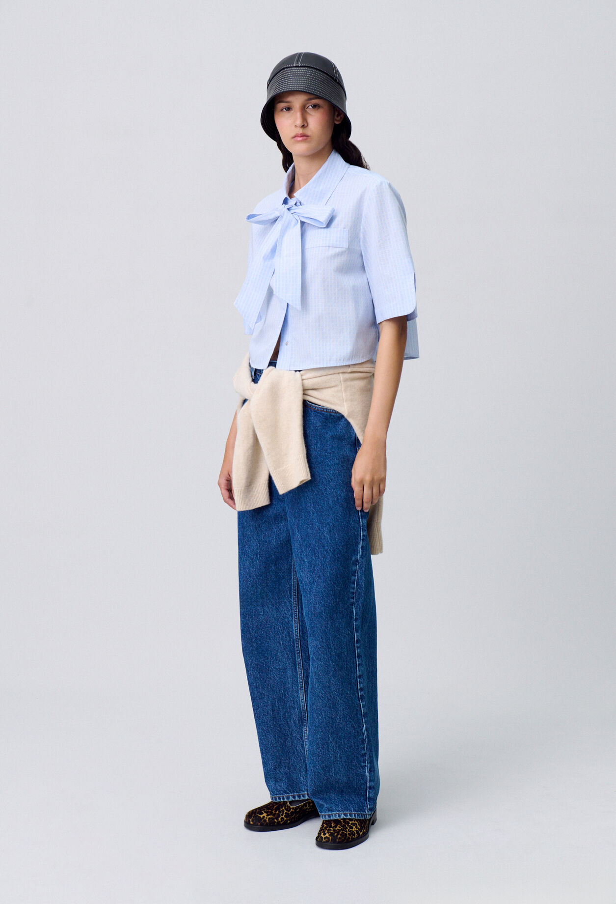 Chemise courte carreaux