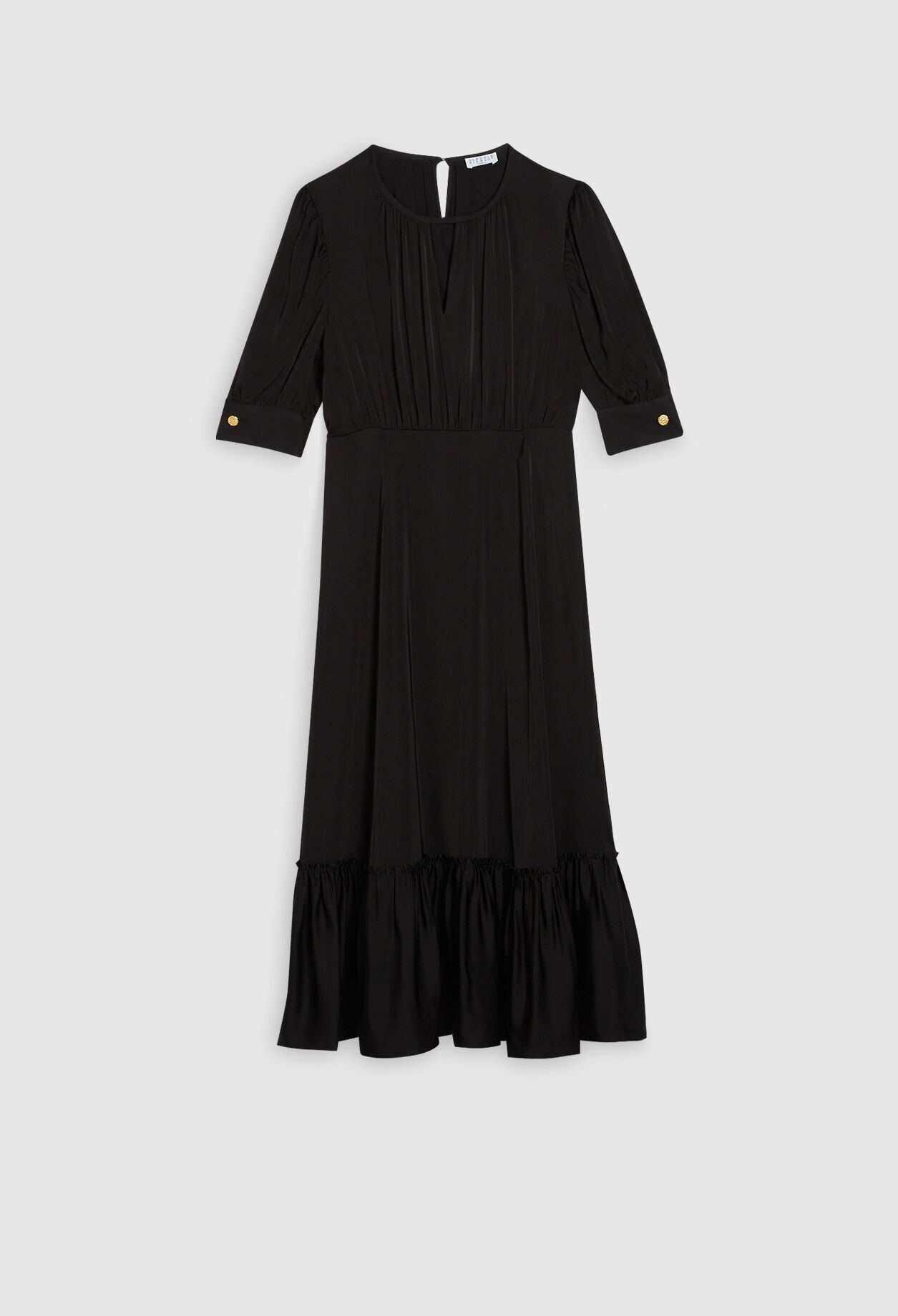Robe midi à volants